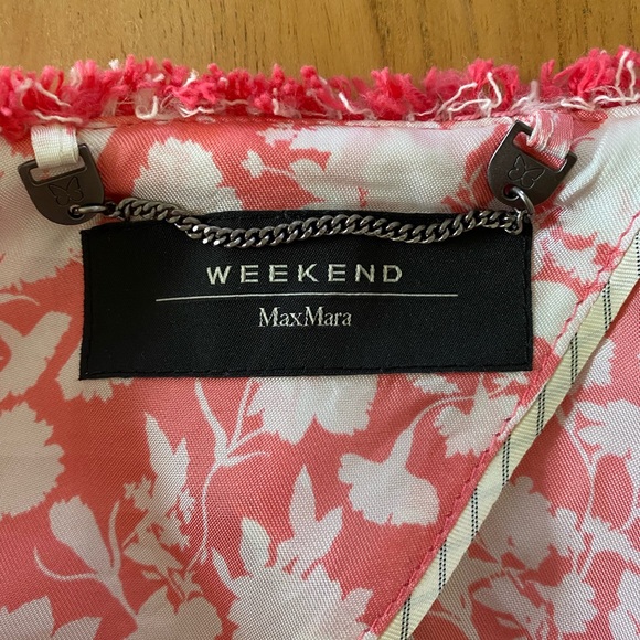 MaxMara Weekend Cotton-Blend Basketweave Jacket - Picture 5 of 9